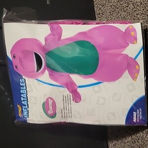 Barney Inflatable Costume, It's one size fits most, Inflatable is Purple